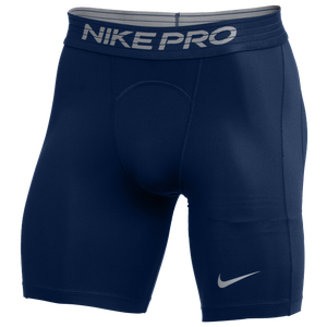 Nike Team Pro Shorts - Men's - College Navy/Cool Grey