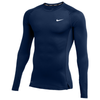 nike navy compression shirt