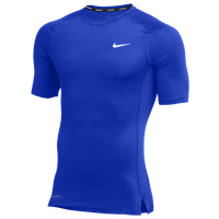 Nike Team Pro S/S Compression Top - Men's - Blue / Blue