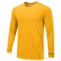 Nike Team Core L/S T-Shirt - Men's - Gold / Gold