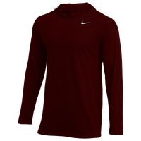 Nike Team L/S Hoodie T-Shirt - Men's - Maroon