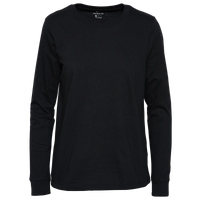 Nike Team Core L/S T-Shirt - Women's - Black / Black