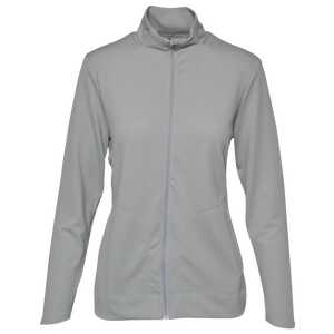 Nike Dri-FIT UV Full-Zip Golf Jacket - Women's - Wolf Grey/White/Wolf Grey