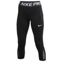 Nike Team Pro Capris - Women's - Black / Black