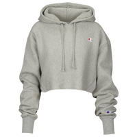 grey champion cropped hoodie