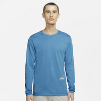 Nike Dri-FIT DB Long Sleeve T-Shirt - Men's - Blue