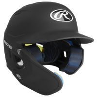 Rawlings Mach Junior LHB Adjustable Batting Helmet - Youth - Black