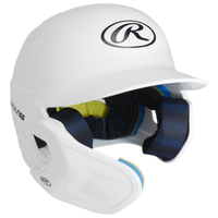 Rawlings Mach Junior LHB Adjustable Batting Helmet - Youth - White