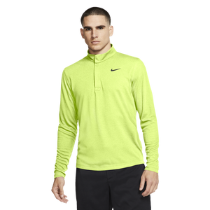 Nike Dry Victory Golf 1/2 Zip - Men's - Lemon Twist/Black