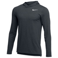 Nike Team Hyper Dry L/S Hooded Breathe Top - Men's - Grey