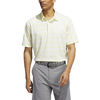 adidas Heather Snap Golf Polo - Men's - Yellow