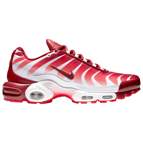 Nike Air Max Plus - Men's - Casual - Shoes - White/Team Red/Speed Red