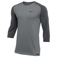 Nike Team Flux 3/4 Sleeve Top - Men's - Grey
