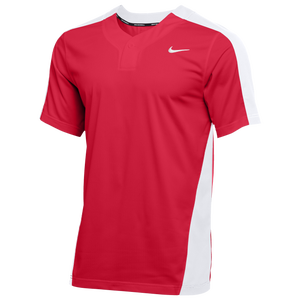 Nike Team Vapor Select 1-Button Jersey - Men's - Scarlet/White/White