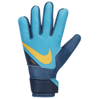 Nike Match Goalkeeper Gloves - Grade School - Aqua / Navy