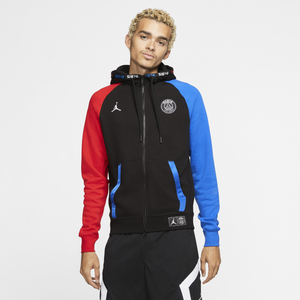 jordan fleece tape full zip hoodie