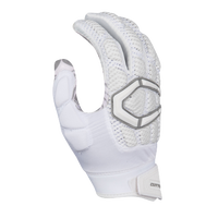 Cutters Gamer 3.0 Padded Football Gloves - Men's - White / Grey
