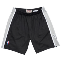 Mitchell & Ness NBA Swingman Shorts - Men's - Black / Grey