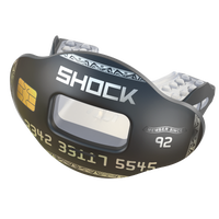 Shock Doctor Max Airflow Lip Guard Chrome Print - Adult - Black