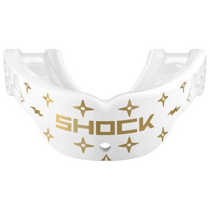 Shock Doctor Gel Max Power Mouthguard - Adult - White/Gold Lux