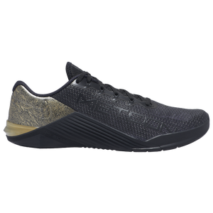 nike metcon 5 black and gold