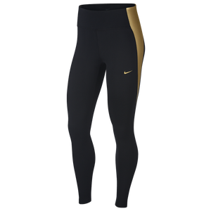 black and gold nike tights