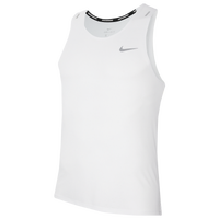 Nike Dry Miler Tank - Men's - All White / White