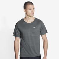 Nike Dry Miler Short Sleeve Top - Men's - Grey