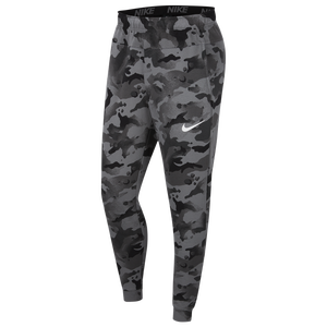 Nike Lightweight Tapered Camo Pants Men S Training Clothing Black Grey Fog