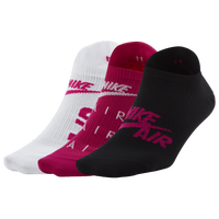 Nike Air Everyday Plus Low Cut 3pk - Women's - Black / Pink