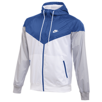 Nike Team Windrunner Jacket - Men's - White / Blue