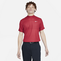 Nike TW Dry Golf Polo Mock - Men's - Red