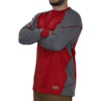 Rawlings Dugout Fleece Pullover - Men's - Red