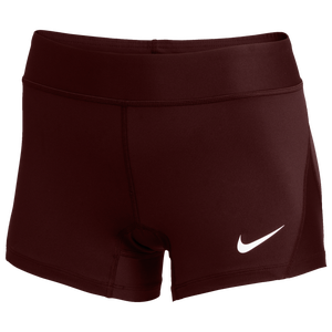 maroon nike shorts womens