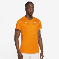 Nike Rafa Dri-FIT Challenger SS Tennis Top - Men's - Orange