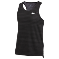 Nike Team Dry Miler Singlet  - Men's - Black