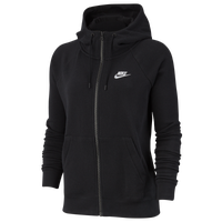 Nike Essential Full-Zip Fleece Hoodie - Women's - Black