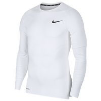 Nike Pro Compression Long Sleeve Top - Men's - White