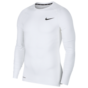 nike pro white long sleeve