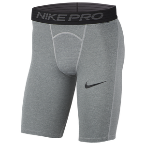 Nike Pro 6" Shorts - Men's - Smoke Grey/Black