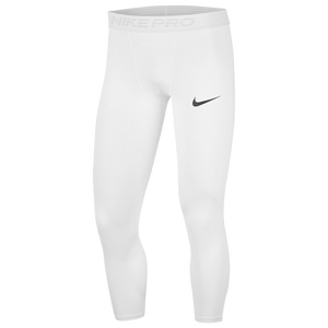 Nike Pro 3/4 Compression Tights - Men's - White/Black