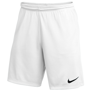 Nike Team Dry Park III Shorts - Men's - White/Black