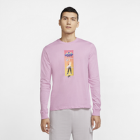 Nike Airman L/S T-Shirt - Men's - Pink