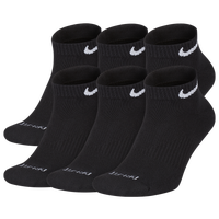 Nike 6 Pack Dri-FIT Plus Low Cut Socks - Men's - Black