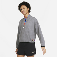 Nike FC Midlayer 1/4 Zip Top - Women's - Grey