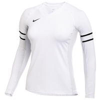 Nike Team Stock Club Ace Jersey L/S - Girls' Grade School - White