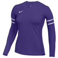 Nike Team Stock Club Ace Jersey L/S - Girls' Grade School - Purple
