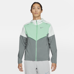 nike windrunner green and white